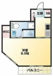 谷田貝ビル(ヤタガイビル)【2階】の間取り