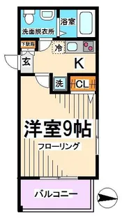 東京都杉並区下高井戸1【マンション】の間取り