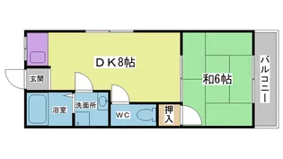 イーストヒルII【1階】の間取り