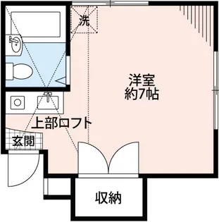 プランドール国立【2階】の間取り
