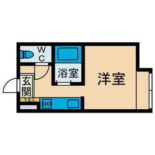 パンシオン愛甲石田No.1【2階】の間取り