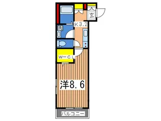 メゾンFUJI【1階】の間取り