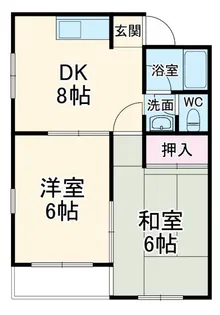ムーニーコーノス【2階】の間取り