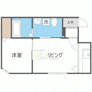 e’s東札幌【4階】の間取り