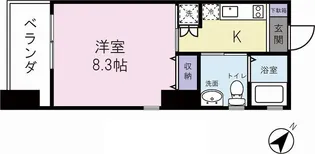 アイワプラザ【10階】の間取り