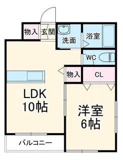 新ブルーハイツ【2階】の間取り