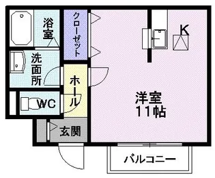 コータ・コートM【1階】の間取り