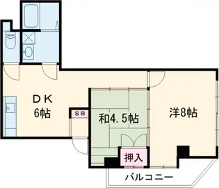 西興ビル【2階】の間取り