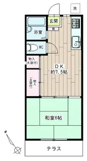 パールハイツファイブ【1階】の間取り