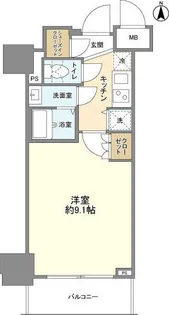 フェニックス西参道タワー【6階】の間取り