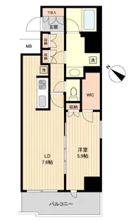 HF両国レジデンス【9階】の間取り