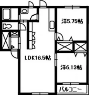 カーサボーナ【2階】の間取り