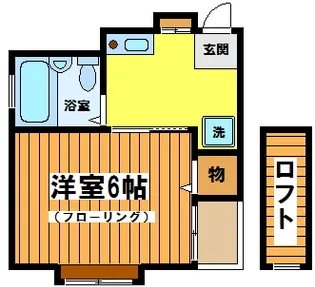 東京都調布市菊野台1【アパート】の間取り