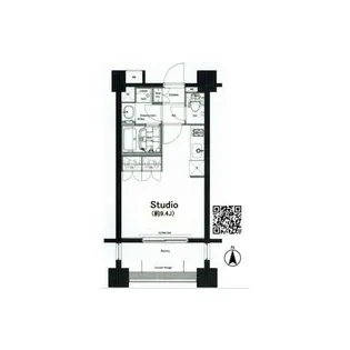 コンフォリア麻布十番【11階】の間取り