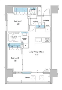 東京都板橋区志村3【マンション】の間取り
