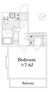 スパシエエクレクト【1階】の間取り