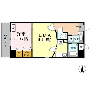スペチアーレ【3階】の間取り