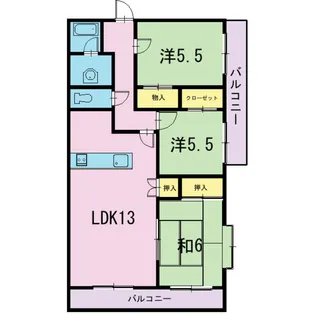 ラファミリー【1階】の間取り