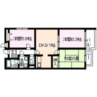 プリメーラ大泉学園【1階】の間取り