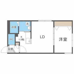 ラポムN16【4階】の間取り