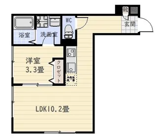 you cort higashitaniyama【2階】の間取り