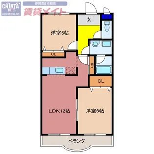 エーデルハイム【2階】の間取り