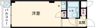 1Kの間取り画像