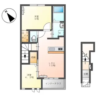 カルミア【2階】の間取り