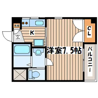 ビアン長町【3階】の間取り