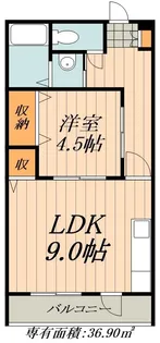 貝沼ビル【4階】の間取り