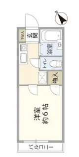 グランドール市川【2階】の間取り