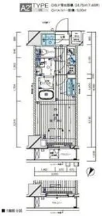 メインステージ横濱伊勢佐木III【3階】の間取り