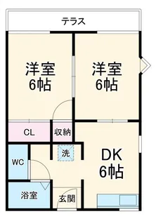 アークガーデン和合K【1階】の間取り