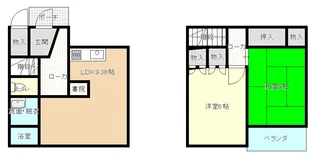 コーポナミキ【1階】の間取り