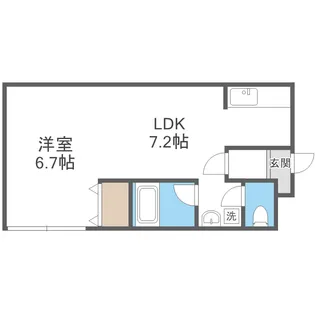 エフォート麻生【3階】の間取り