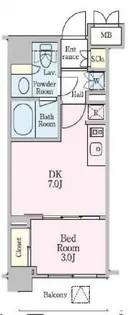 クレストコート押上【5階】の間取り