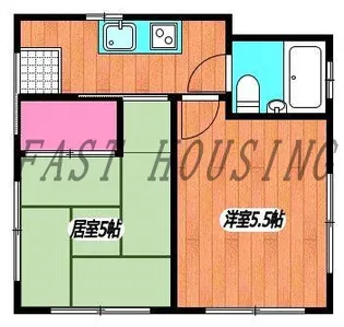 東京都中野区南台4【アパート】の間取り