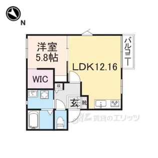 ハイツメルヘン【2階】の間取り