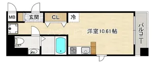大阪府大阪市都島区東野田町1【マンション】の間取り