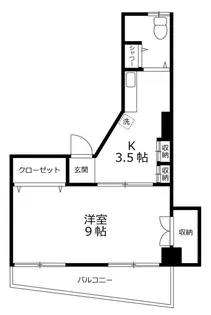 益谷ハイツ【2階】の間取り