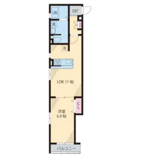 エクウス・アグラム【2階】の間取り