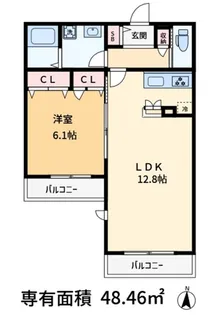 メゾンK2【3階】の間取り