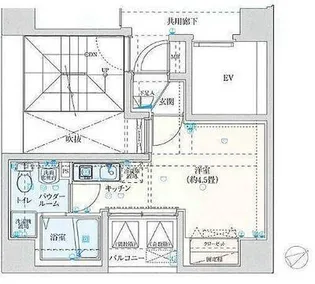 バージュアル横濱鶴見II【8階】の間取り