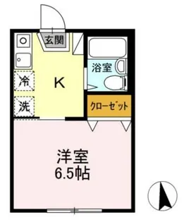 フラット大久保【1階】の間取り