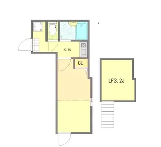 ALBA亀有【3階】の間取り