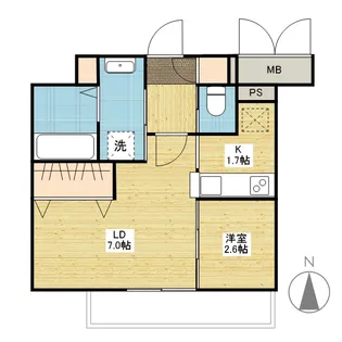 月光鎮守府【2階】の間取り