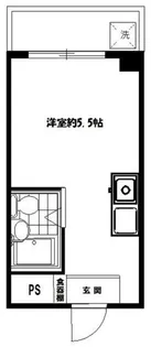 エヌティビル【6階】の間取り