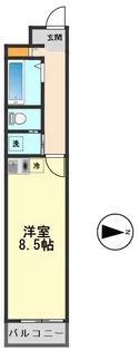 東京都葛飾区亀有3【マンション】の間取り