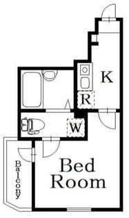 ヴェルデリア中野【1階】の間取り