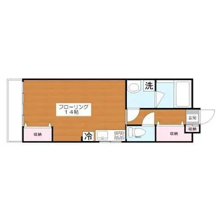 ハイホーム向島【5階】の間取り